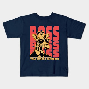 The boss Funny giraffe Kids T-Shirt